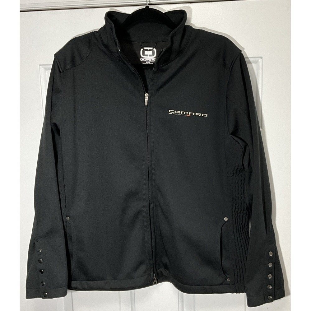 OGIO Corvette Collection Black Stretchy Embroidered Full Zip Riding Jacket XL